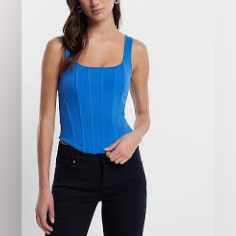 NWT Express Body Contour High Compression Corset Cropped Tank | Medium
